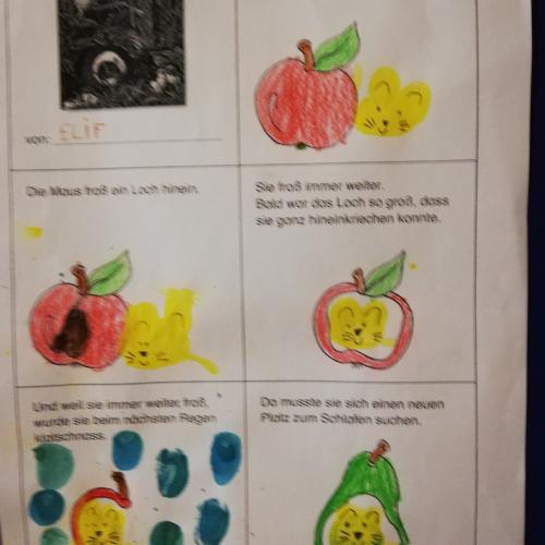 Das Apfelmäuschen nach dem gleichnamigen Kinderbuch